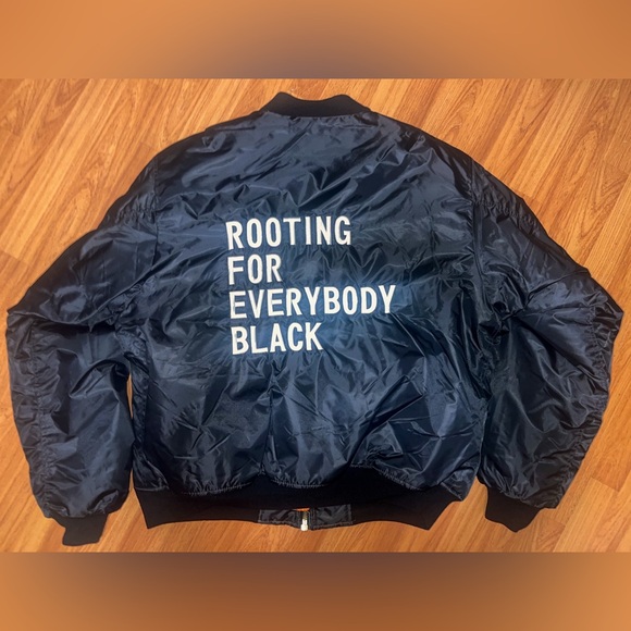 Black bomber jacket - Picture 2 of 4